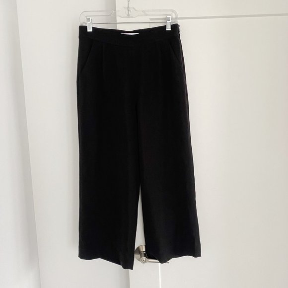 & Other Stories Black Wide Leg Trouser Pant - Picture 7 of 9